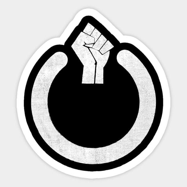 Fight The Power Sticker by shadyjibes